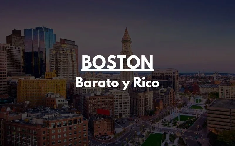 Dónde comer en Boston barato